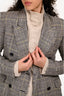 Isabel Marant Black/White Check Double Breasted Blazer Size 36