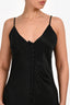 Sablyn Black Silk Button Down Silk Dress Size M