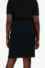 St. John Black Knit Skirt Size 6