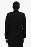 St. John Black Knit Zip-Up Jacket Size 8