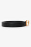 Versace Black Leather La Medusa Belt Size 95