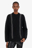 Alexander Wang Black Wool Studded Cable Knit Sweater Size S
