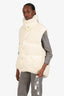 Khrisjoy White Faux Fur Teddy Down Vest Size 00