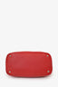 Prada Red Vitello Daino Hobo Bag