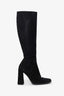 By Far Black Suede Knee High Boots Size 36