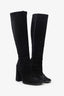 By Far Black Suede Knee High Boots Size 36
