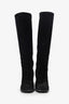 By Far Black Suede Knee High Boots Size 36