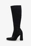 By Far Black Suede Knee High Boots Size 36