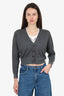Brunello Cucinelli Grey Cashmere/Silk Cardigan Size XS