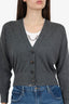 Brunello Cucinelli Grey Cashmere/Silk Cardigan Size XS