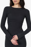 Skims Dark Grey Long Sleeve Bodycon Long Dress Size XS