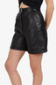 Vintage Leather High Waisted Shorts GHW Size 4