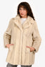 F. Wiene Vintage Cream Mink Fur Jacket Est. Size S