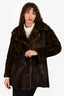 Saga Mink Vintage Brown Mink Fur Jacket