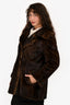 Saga Mink Vintage Brown Mink Fur Jacket