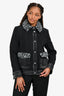 Pre-Loved Chanel™ Black Denim Boucle Detailed Jacket Size 44