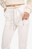 Eleventy White Corduroy Drawstring Pants Size 36