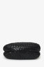 Bottega Venetta Black Intrecciato Crossbody Bag