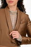 Brunello Cucinelli Brown Cropped Blazer Size 38