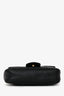 Gucci Black Leather GG Marmont Super Mini Crossbody Bag