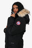 Canada Goose Black Fur Hooded Jacket Size S