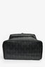 Christian Dior Homme Black Coated Canvas/Leather CD Diamond Print 'Hit The Road' Backpack
