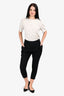 Helmut Lang Black Crossover Tapered Pants Size 2
