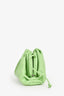 Bottega Veneta Green Leather Mini Pouch
