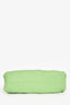 Bottega Veneta Green Leather Mini Pouch