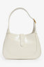 Gucci Cream Smooth Leather Jackie 1961 Small Shoulder Bag with Strap