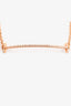 Tiffany & Co. 18K Yellow Gold Diamond Set Tiffany T Bracelet