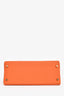 Hermès 2015 Orange Togo Leather Kelly 28 with Strap