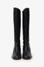 Christian Louboutin Black Leather Tall Boots Size 38.5