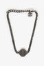 Pre-Loved Chanel™ B22 Hexagon Crystal Embellished CC Choker