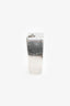 Gucci Sterling Silver 'Mille Righe' Ring Size 61 Mens