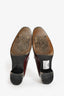 Gucci Burgundy Leather Loafers Size 10.5 Mens