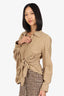 Jacquemus Beige 'La Chernise Bahia' Shirt Size 34