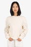 Rick Owens Cream Long Sleeves Sweater Size 42