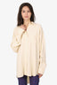 Stella McCartney Cream Oversized Shirt Size 42