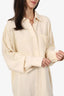 Stella McCartney Cream Oversized Shirt Size 42