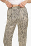 Dries Van Noten Cream Black Spotted 'Palmira' Pant Size 34