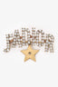 Christian Dior Gold-Tone Metal Crystal J'adior Brooch