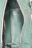 Prada Green Antique Nappa Leather Triangle Logo Top Handle