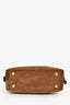 Miu Miu Brown Suede Leather Arcadie Top Handle