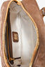 Miu Miu Brown Suede Leather Arcadie Top Handle