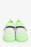 Prada White/Neon Green Cloudbust Sneakers Size 35.5
