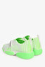 Prada White/Neon Green Cloudbust Sneakers Size 35.5
