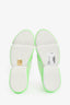 Prada White/Neon Green Cloudbust Sneakers Size 35.5