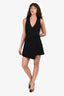 Cinq a Sept Black V-Neck Sleeveless Dress Size 2