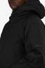 Sandro Black Logo Hooded Parka Size XL